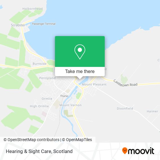 Hearing & Sight Care map