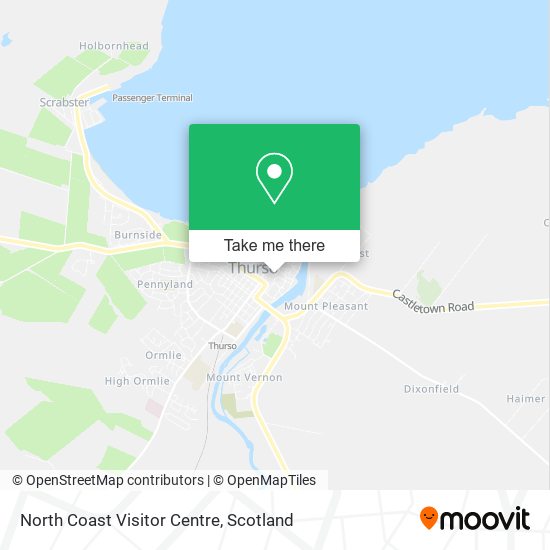 North Coast Visitor Centre map