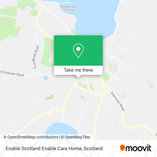 Enable Scotland Enable Care Home map