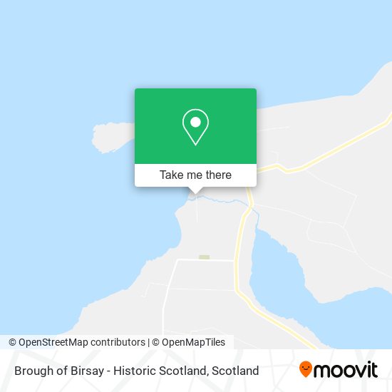 Brough of Birsay - Historic Scotland map