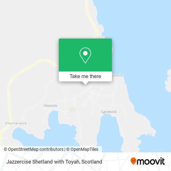 Jazzercise Shetland with Toyah map