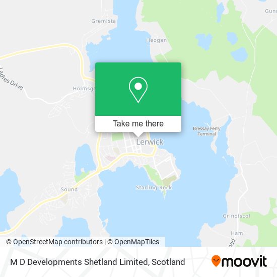 M D Developments Shetland Limited map