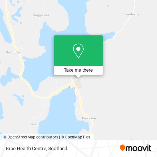 Brae Health Centre map