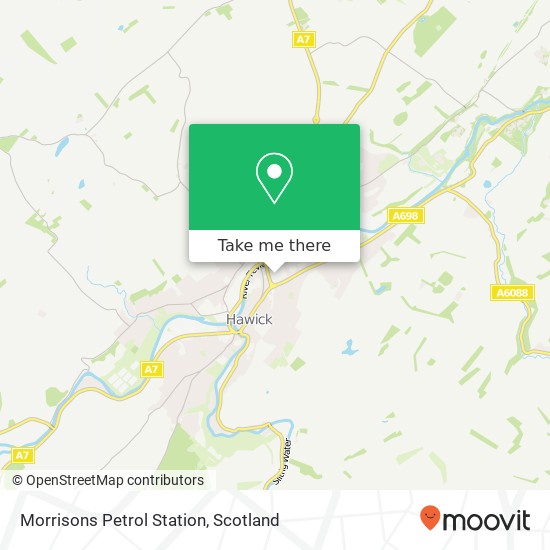 Morrisons Petrol Station map