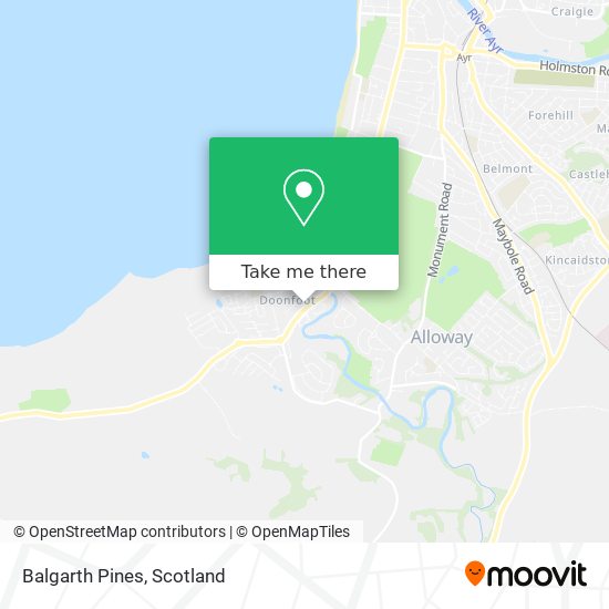 Balgarth Pines map