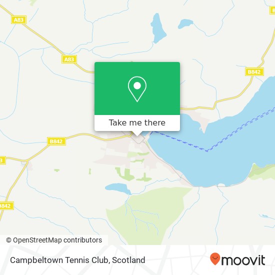 Campbeltown Tennis Club map