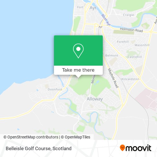 Belleisle Golf Course map
