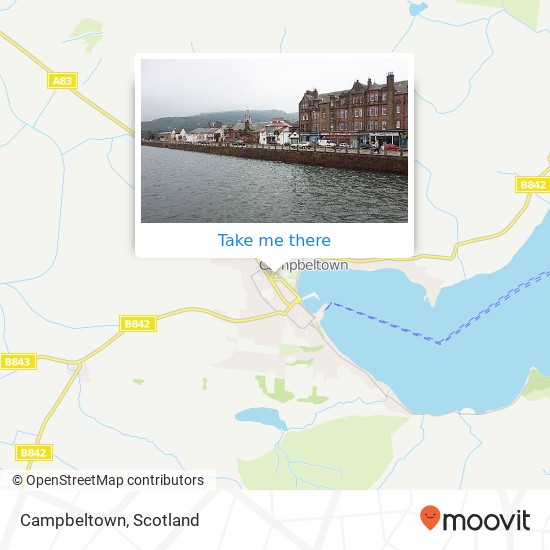 Campbeltown map