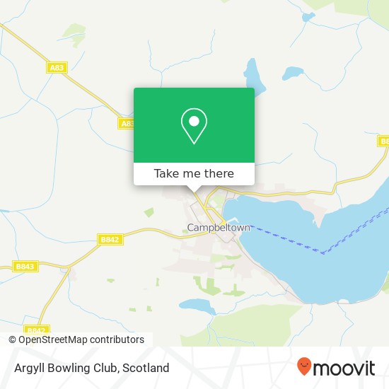 Argyll Bowling Club map