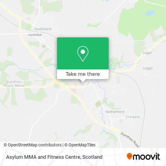 Asylum MMA and Fitness Centre map