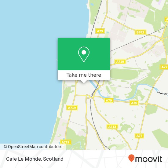 Cafe Le Monde map