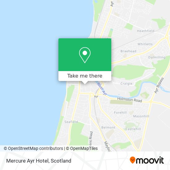 Mercure Ayr Hotel map