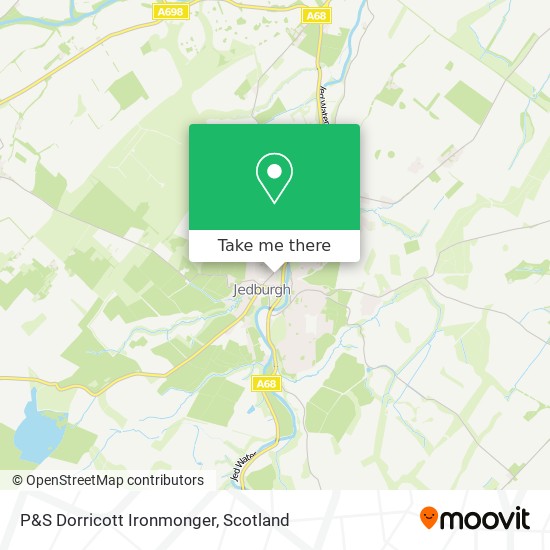 P&S Dorricott Ironmonger map