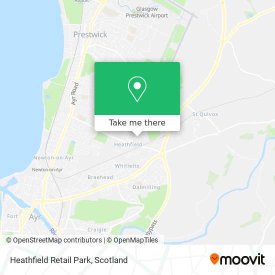 Heathfield Retail Park map