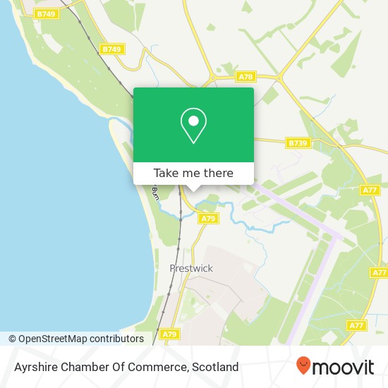 Ayrshire Chamber Of Commerce map