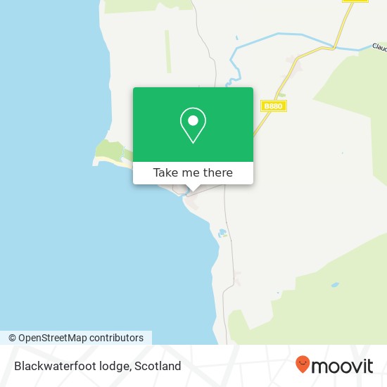 Blackwaterfoot lodge map