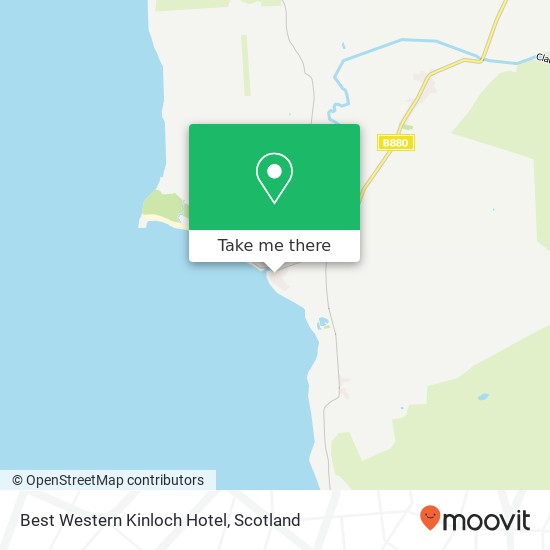 Best Western Kinloch Hotel map