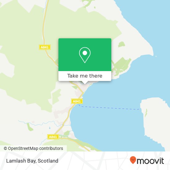 Lamlash Bay map