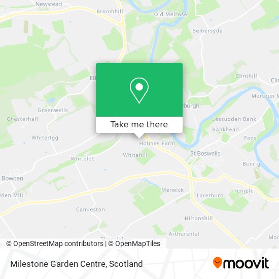 Milestone Garden Centre map