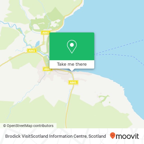 Brodick VisitScotland Information Centre map