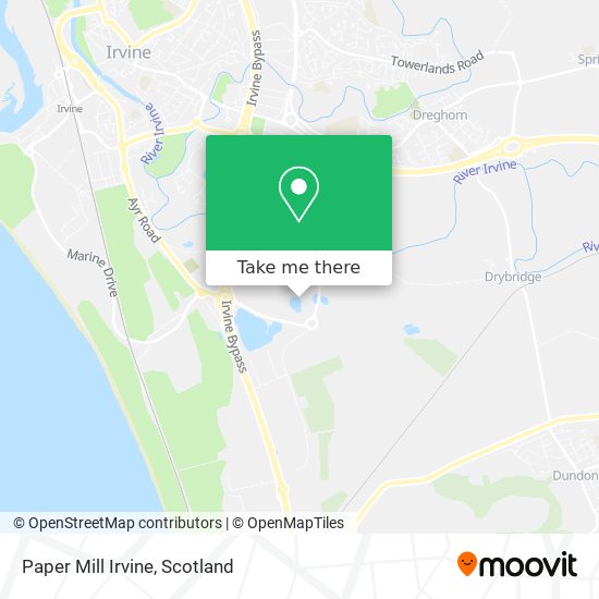 Paper Mill Irvine map