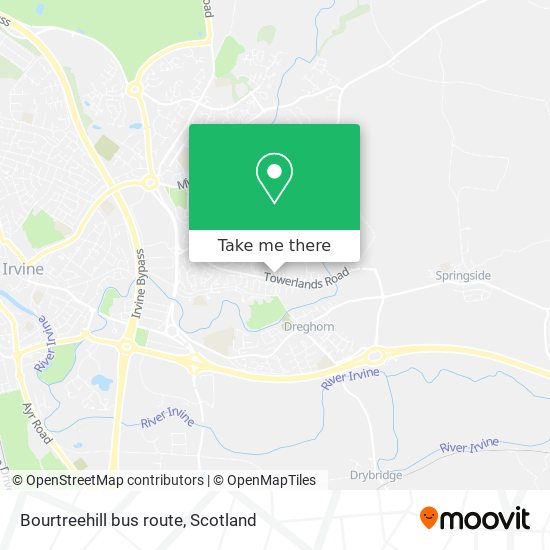 Bourtreehill bus route map