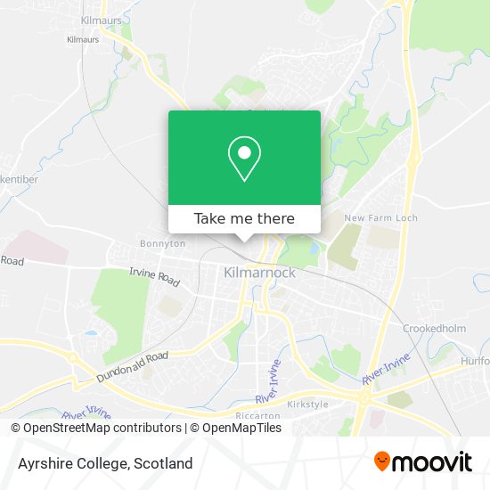 Ayrshire College map