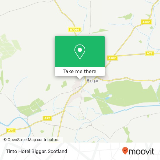 Tinto Hotel Biggar map