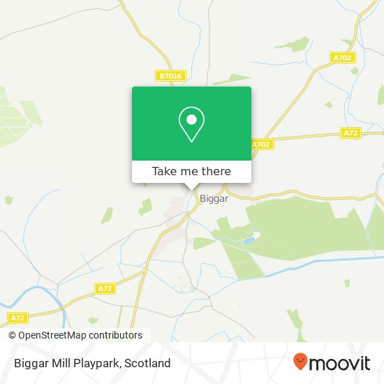 Biggar Mill Playpark map