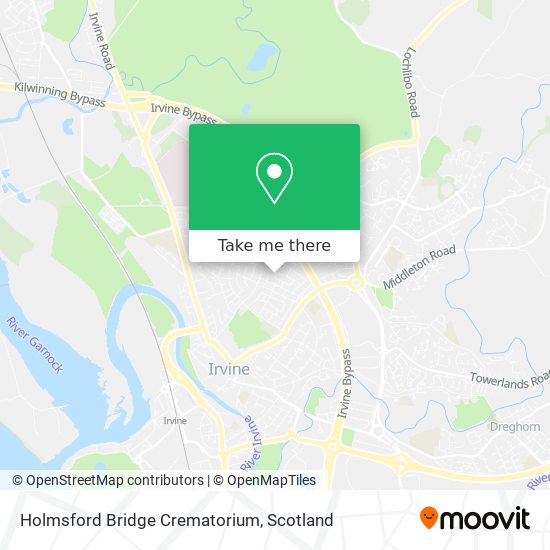 Holmsford Bridge Crematorium map