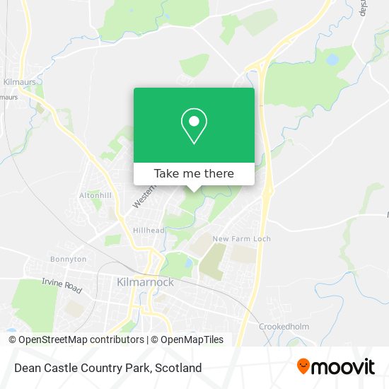 Dean Castle Country Park map