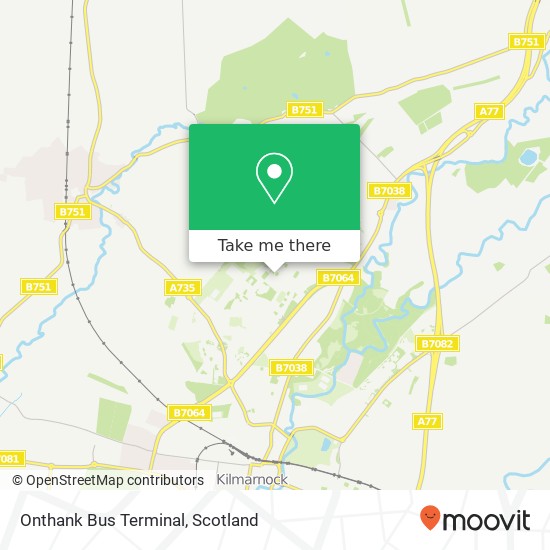 Onthank Bus Terminal map