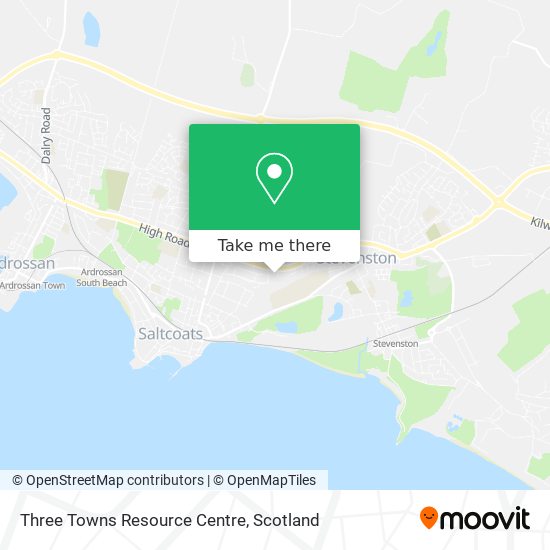 Three Towns Resource Centre map