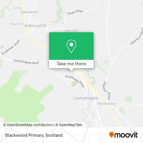 Blackwood Primary map
