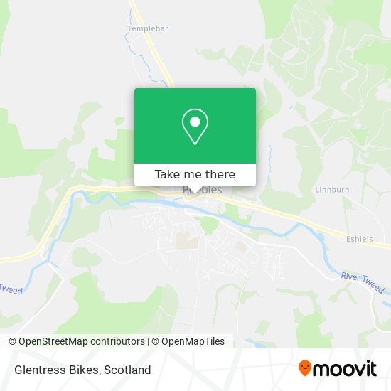 Glentress Bikes map
