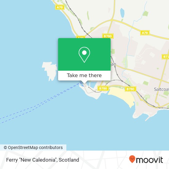 Ferry "New Caledonia" map