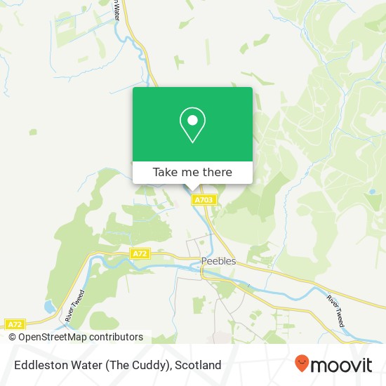 Eddleston Water (The Cuddy) map