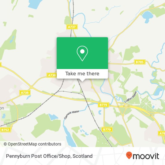 Pennyburn Post Office/Shop map