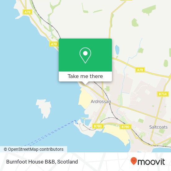 Burnfoot House B&B map