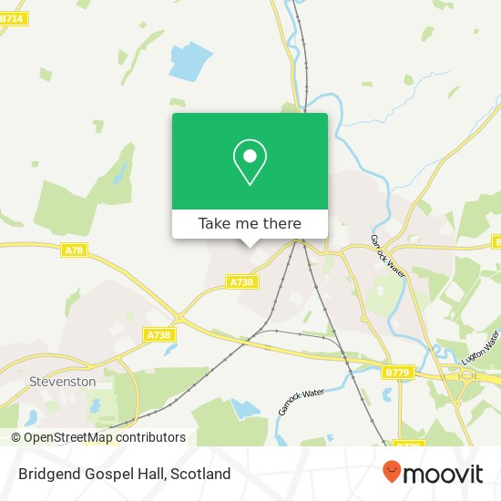 Bridgend Gospel Hall map