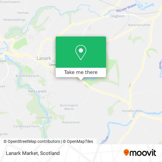 Lanark Market map