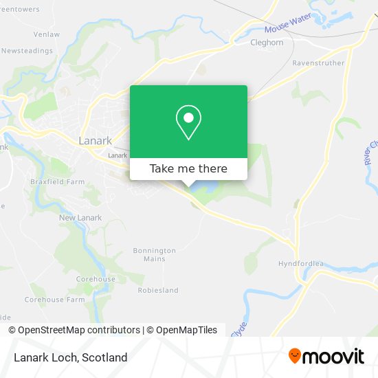 Lanark Loch map