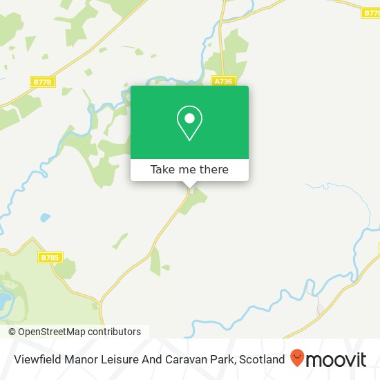 Viewfield Manor Leisure And Caravan Park map