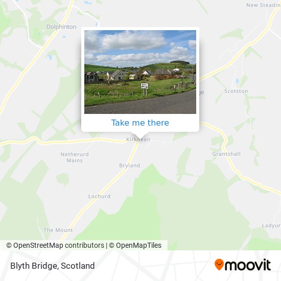 Blyth Bridge map