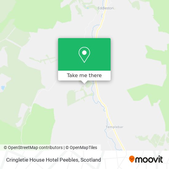 Cringletie House Hotel Peebles map