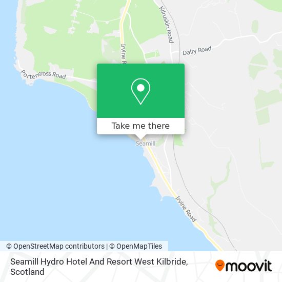 Seamill Hydro Hotel And Resort West Kilbride map