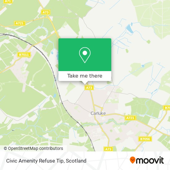 Civic Amenity Refuse Tip map