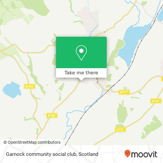 Garnock community social club map