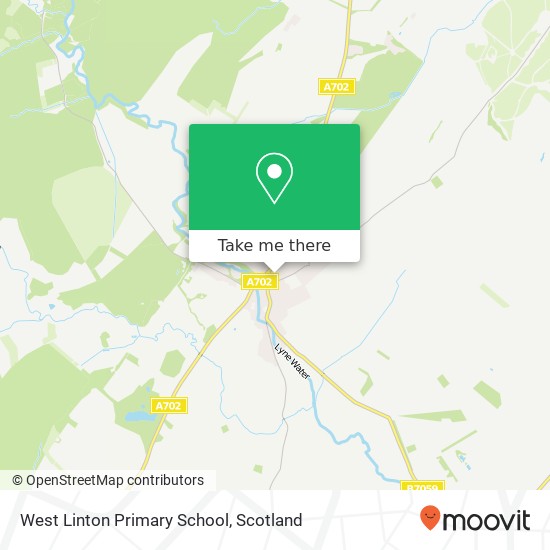 West Linton Primary School map