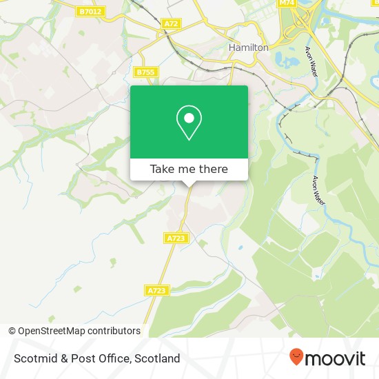 Scotmid & Post Office map